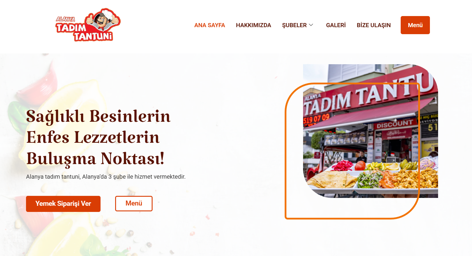 Restoran Web Sitesi | Online Sipariş Sistemi | QR Menü